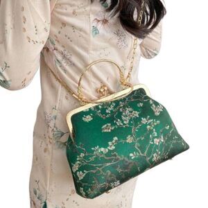Vintage Almond Blossom Pattern Shoulder/Handbag